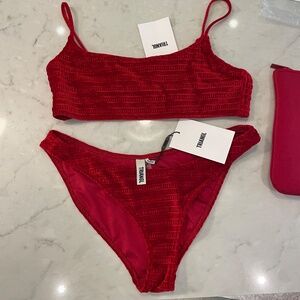 Triangl Bikini Set - Red Velvet, NWT